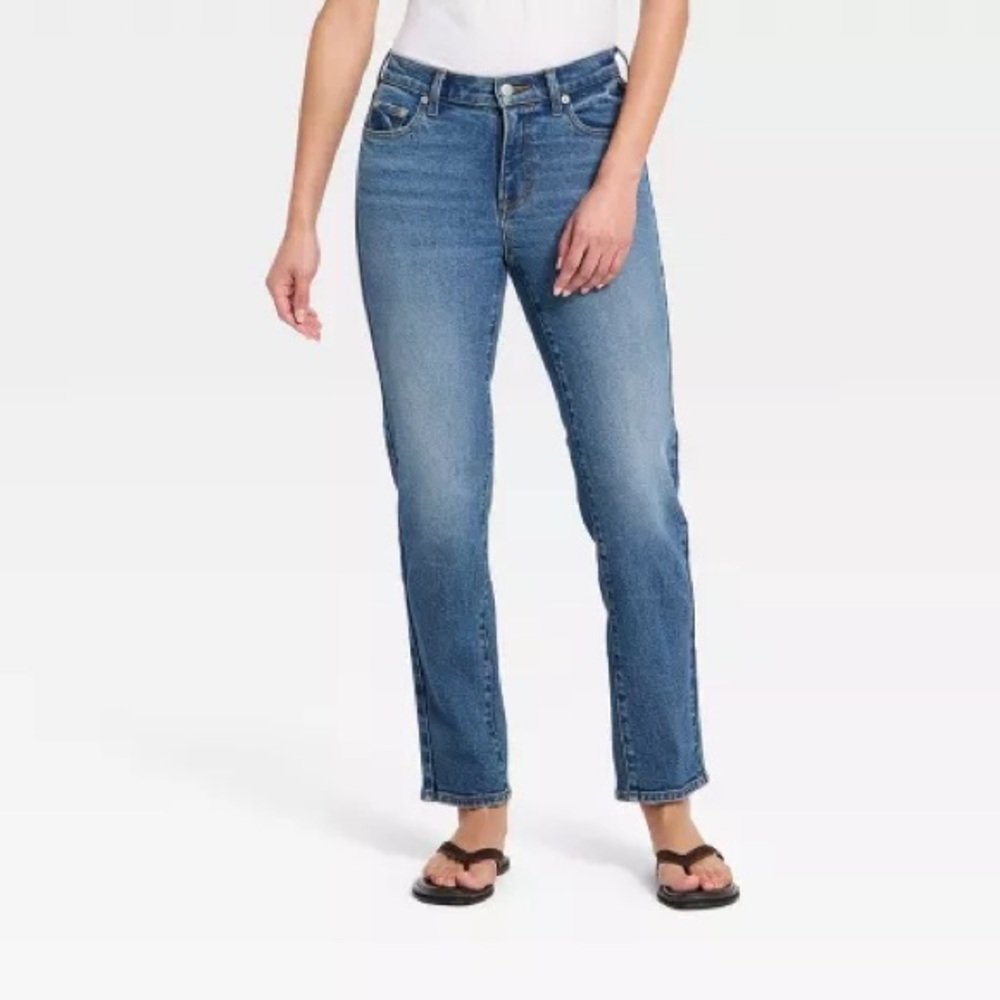 Women's 80's Slim Mid-Rise  Pant - Universal Thread™ Dark Wash